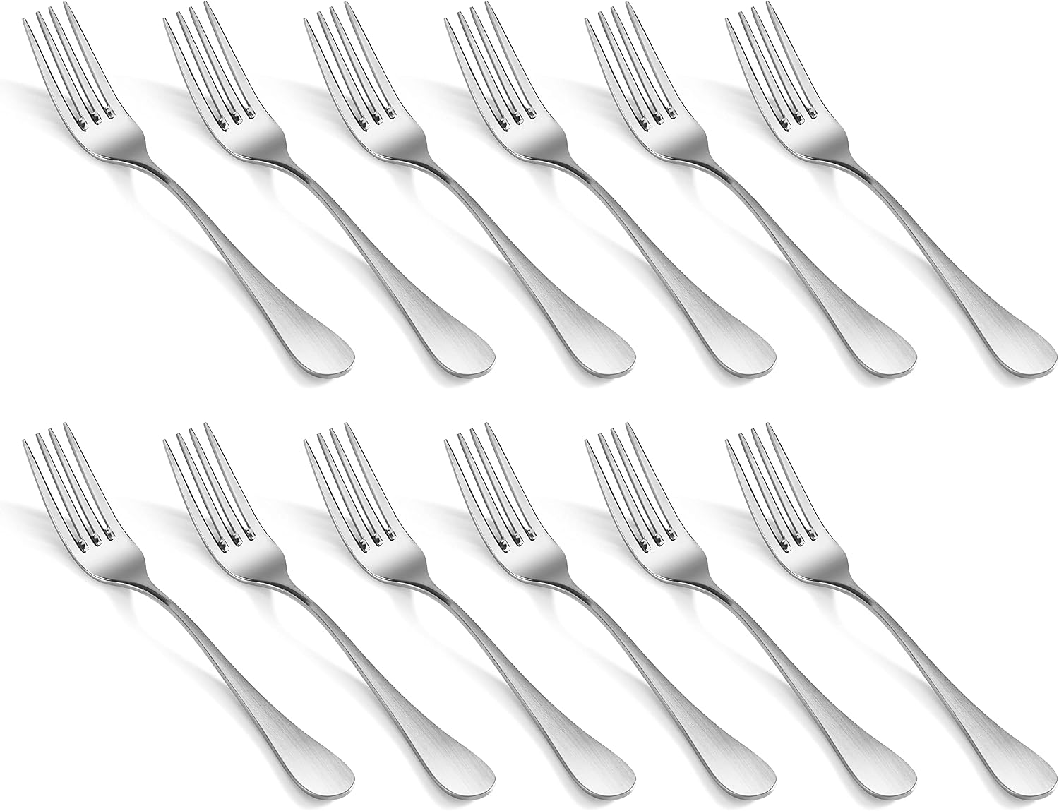 Artaste Rain 18/10 Stainless Steel (Matte  Salad Fork (12-Piece))